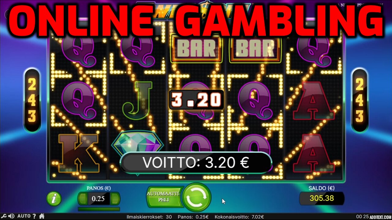 120 Free Spins in 3 Online Casino Games