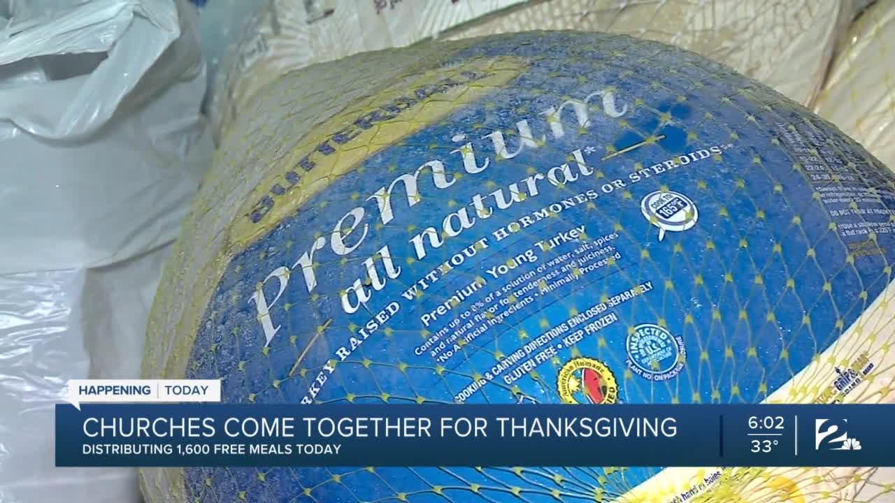 Tulsa Churches Come Together to Feed Families for Thanksgiving