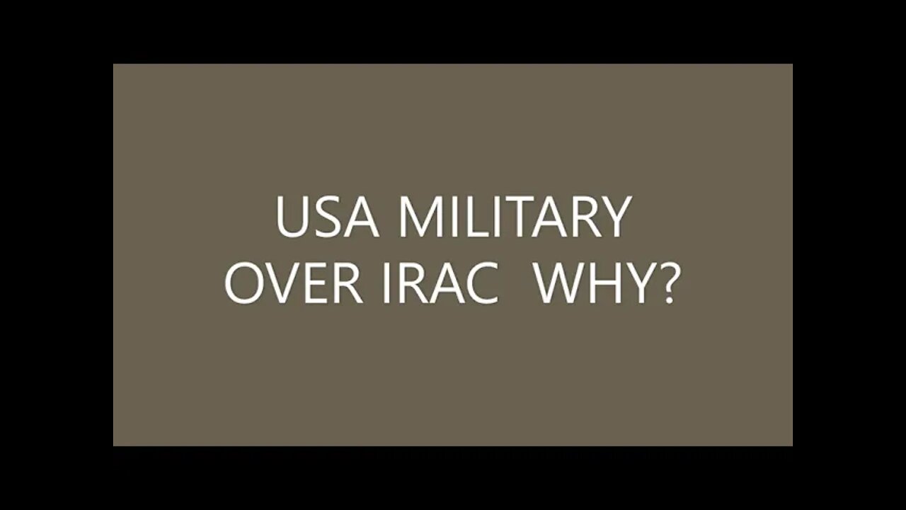 MILITARY USA OVER IRAC