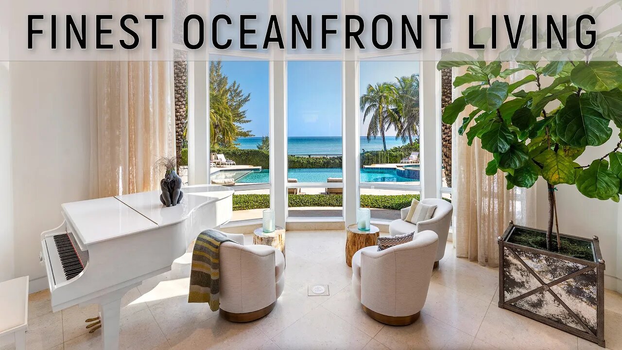 Touring the FINEST LUXURY Oceanfront home