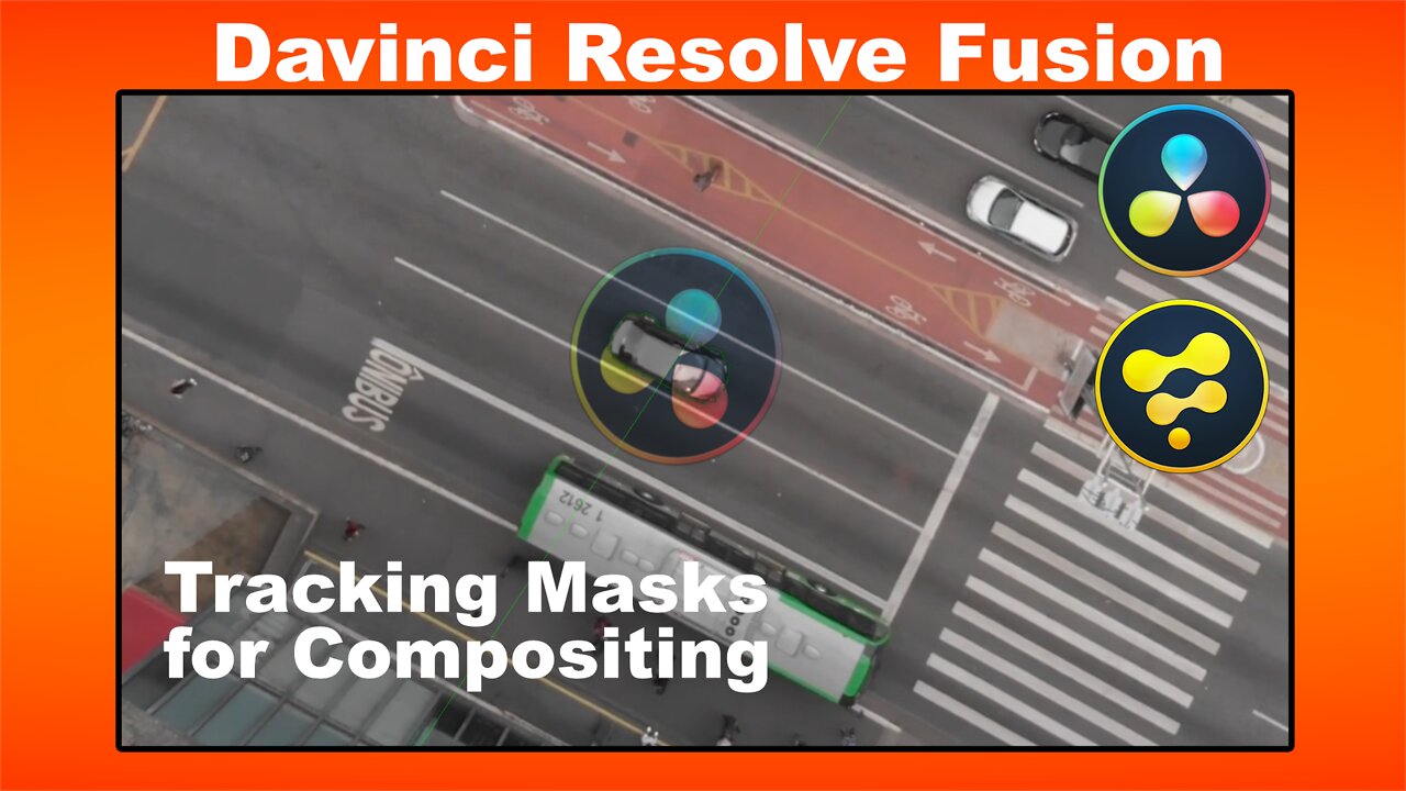 Tracking Masks for Compositing in DaVinci Resolve Fusion 18