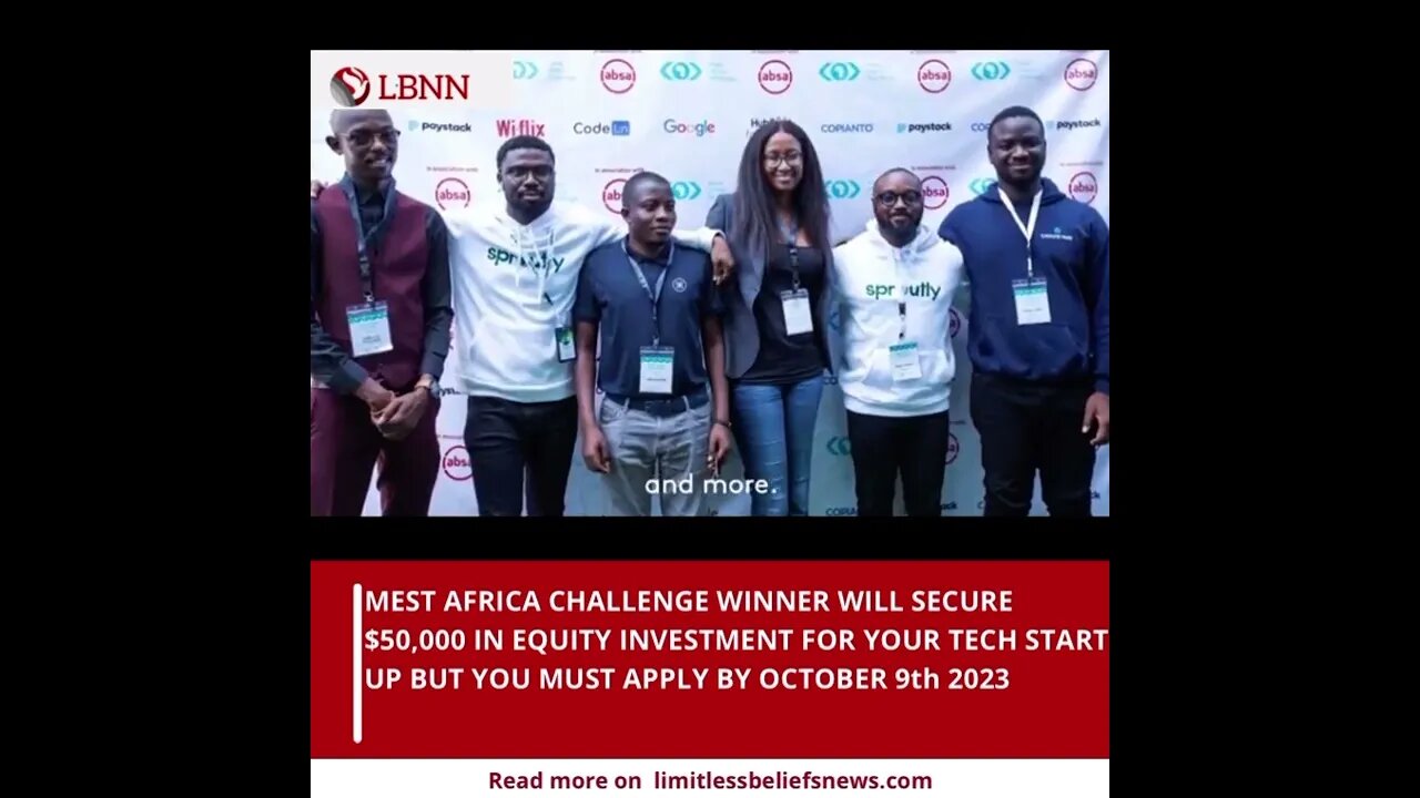 Unlocking Africa's Tech Potential: MEST Africa's $50,000 Challenge for Founders #fintech #startup