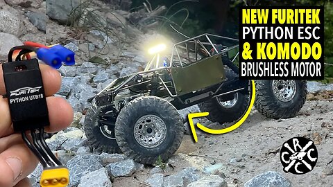 New Furitek Python ESC & Komodo 118 for the Axial UTB18! Another Step Forward!