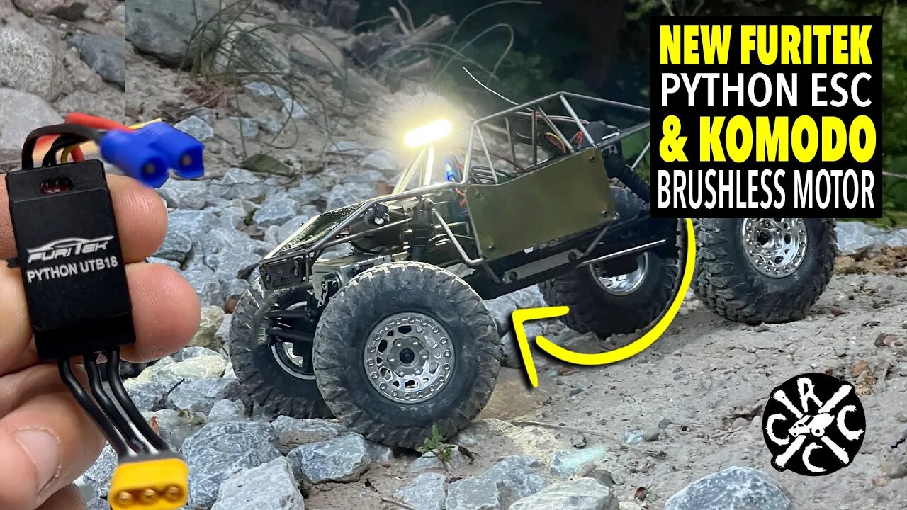 New Furitek Python ESC & Komodo 118 for the Axial UTB18! Another Step Forward!