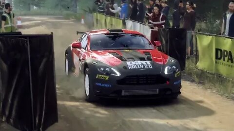 DiRT Rally 2 - Replay - Aston Martin V8 Vantage GT4 at Rosebank Farm Reverse