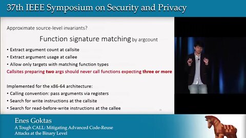 A Tough call Mitigating Advanced Code Reuse Attacks At The Binary Level