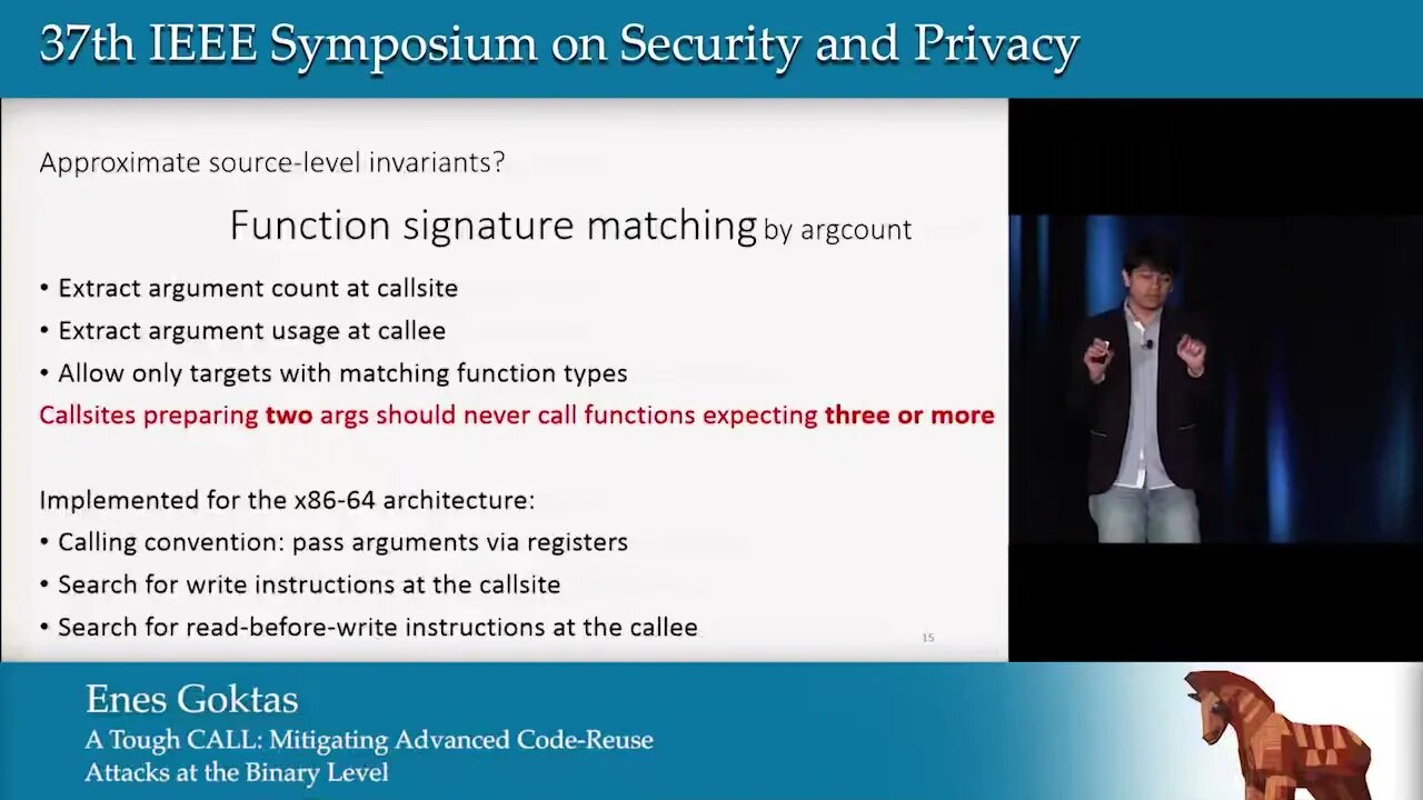 A Tough call Mitigating Advanced Code Reuse Attacks At The Binary Level