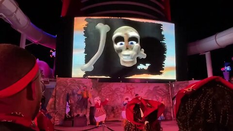 Disney Fantasy's "Mickey's Pirates IN the Caribbean" Show - April 2023