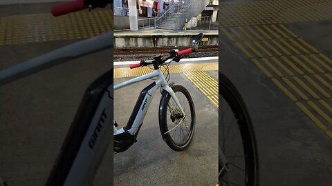 Ebike on the train