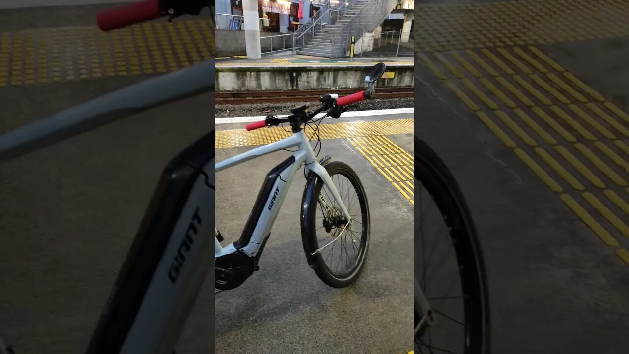 Ebike on the train