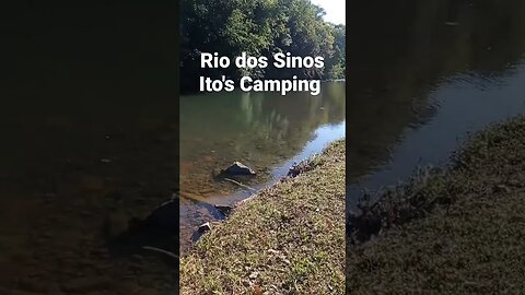 Balneário no Rio dos Sinos - Ito's Camping em Caraá RS #tendeuecoisarada #camping #nature