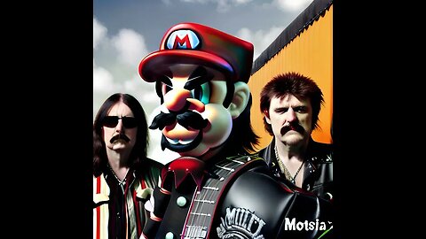 Motörhead fused with Super Mario #supermario #motörhead #wonderapp