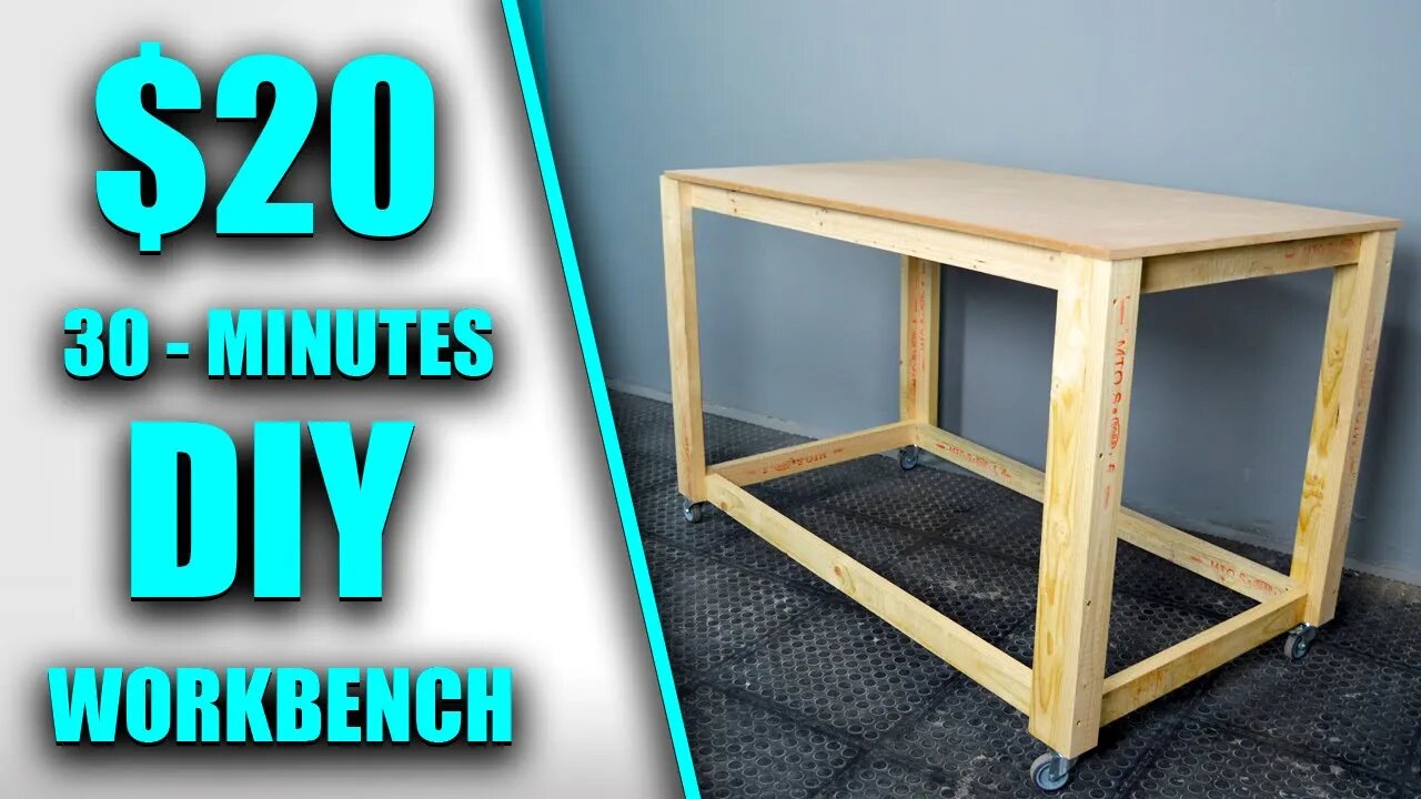How To Build a Workbench Easy & Cheap - DIY