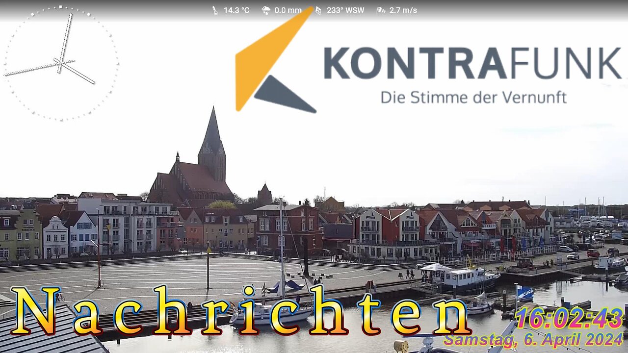 Kontrafunk Nachrichten Radio 06.April 2024 - 16:00 Uhr #news, #FreeAssange, #ampelruecktritt