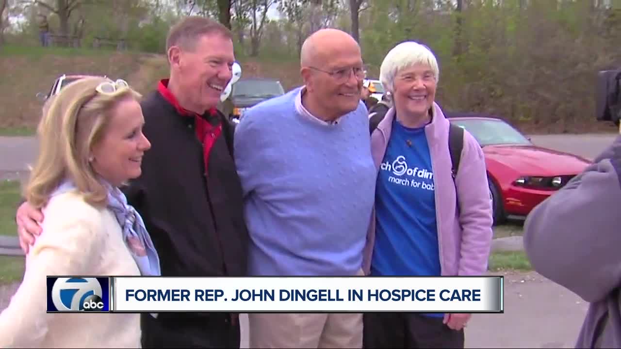 Former Rep. John Dingell in hospice care