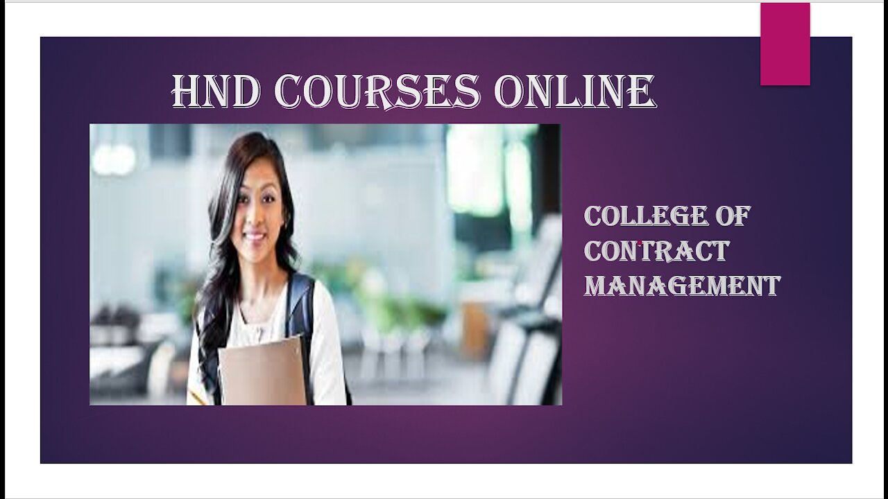 HND courses online