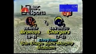 1981-11-29 Denver Broncos vs San Diego Chargers