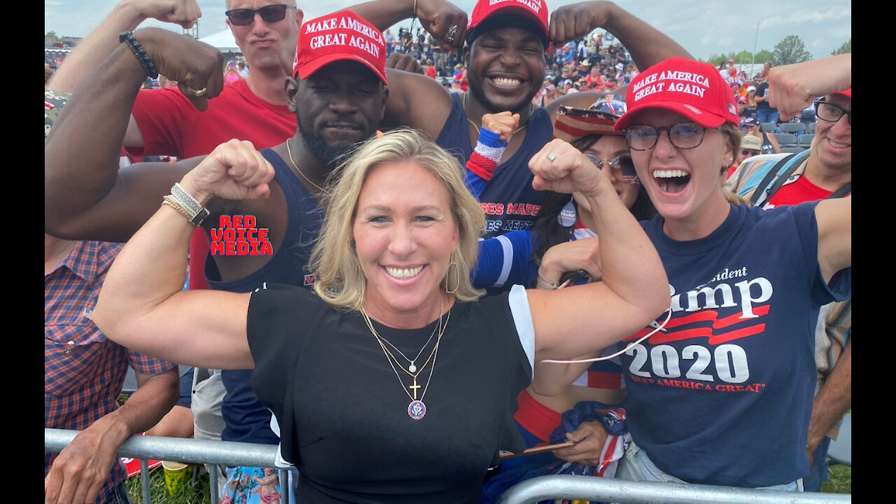 Marjorie Taylor Greene RIPS Biden, Maxine Waters & Fauci At Trump Rally in Ohio