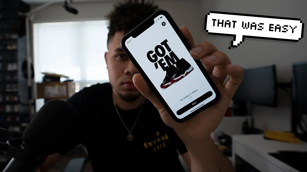 GOT EM! 😭(AIR JORDAN BRED 11 LIVE COP!)