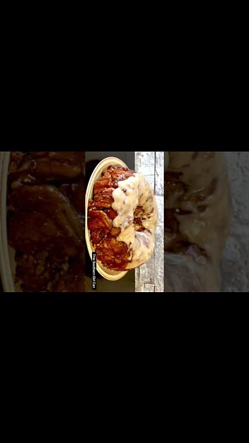 Pumpkin Spice Monkey Bread with Cream Cheese Glaze