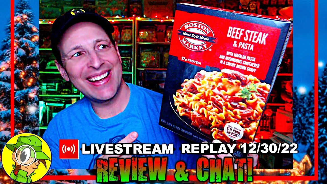 Boston Market® BEEF STEAK & PASTA Review 🥩🍝 Livestream Replay 12.30.22 ⎮ Peep THIS Out! 🕵️‍♂️