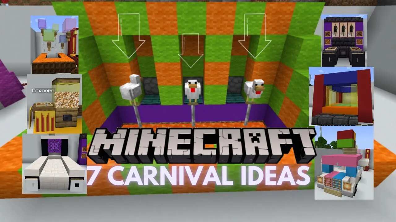 Minecraft: Chickens And Snowballs Minigame (Plus 6 More Arcade/Carnival Ideas)