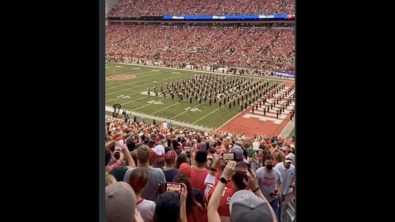 Ohio State University Marching Band,returned to Safelite Field for its home halftime show concert