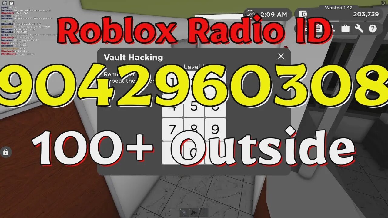 Outside Roblox Radio Codes/IDs