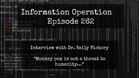 IO Episode 262 - Dr. Kelly Victory - Monkey Pox Isn't A Threat 8/19/24