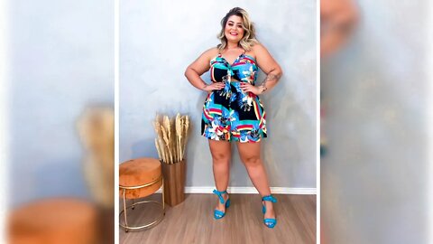 ✔️ PLUS SIZE CONJUNTO SHORT CROPPED MODA MAIOR