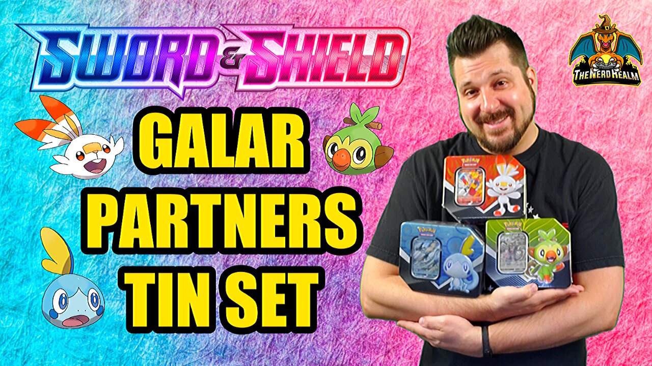 Sword & Shield Galar Partners Tin Set | Pokemon Opening