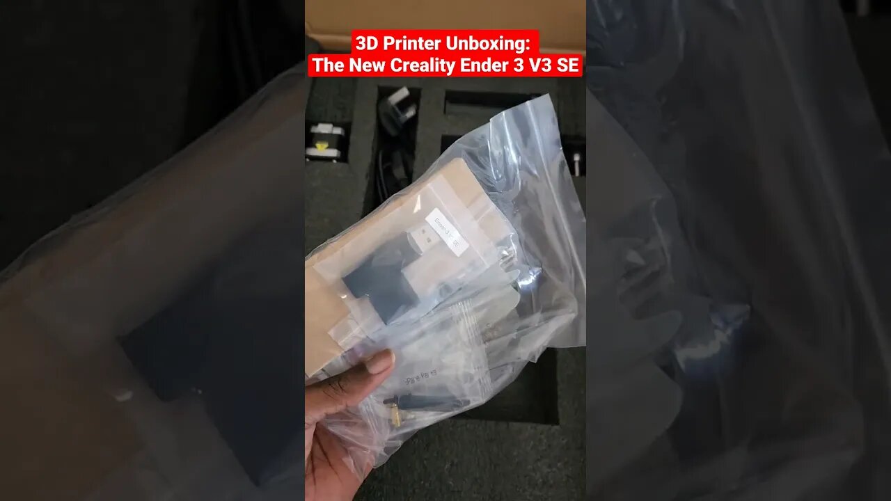 3D Printer Unboxing: New Creality Ender 3 V3 SE #shorts #ender3 #3dprinting