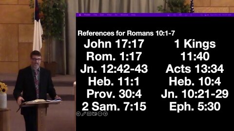 Romans 10:1-5 (Sunday School) 10/16/22 AM