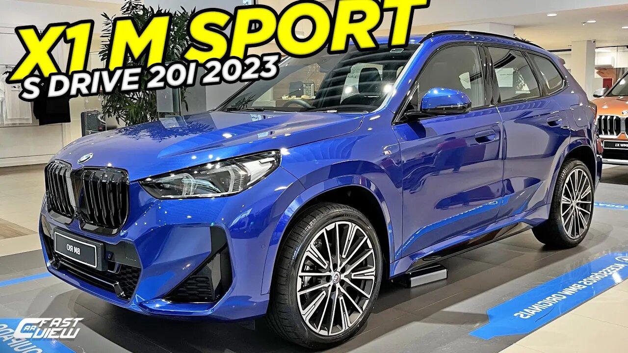 NOVO BMW X1 S DRIVE 20I M SPORT 2023 MELHOR VERSÃO DO SUV COM ACC, HEAD UP DISPLAY E MOTOR 2.0