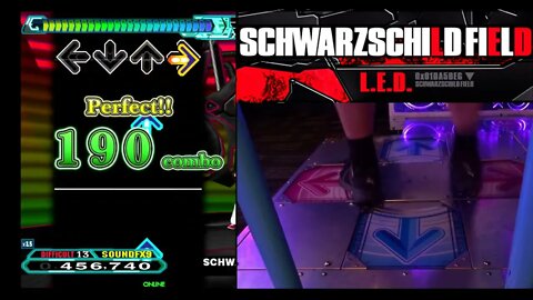 SCHWARZSCHILD FIELD - DIFFICULT (13) - AA#503 (SRFC) on Dance Dance Revolution A20 PLUS (AC, US)