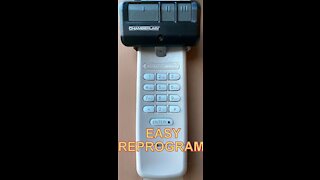 Programming/Re-programming Garage Door Remotes