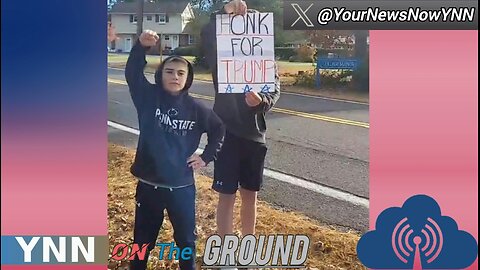 HONK FOR TRUMP | Luzerene County, PA | X/@RyanRomanPA