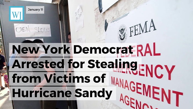 New York Democrat Arrested For Stealing From Victims Of Hurricane Sandy