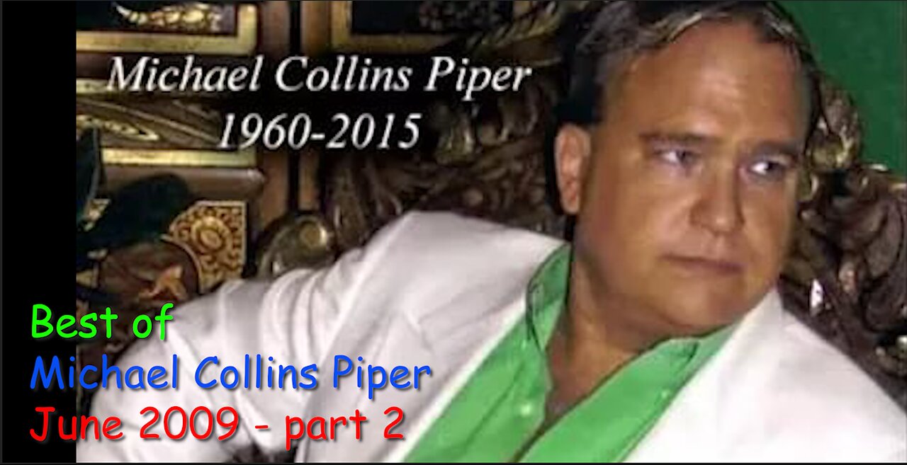 Best of Michael Collins Piper (MCP) June 2009 (2 of 2) Michael Jackson murdered