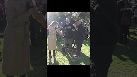 Man with MS Gets out of Wheelchair and WALKS!