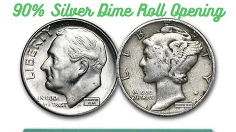 APMEX $5 Silver Dime Roll Opening