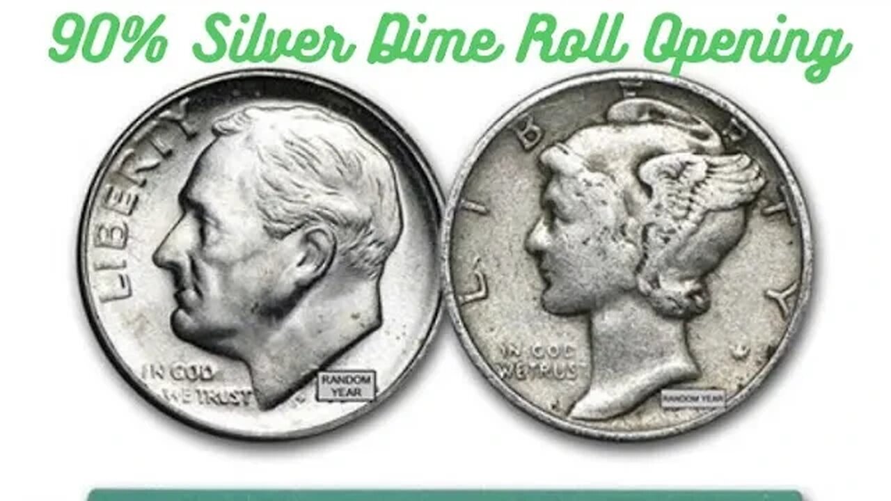 APMEX $5 Silver Dime Roll Opening