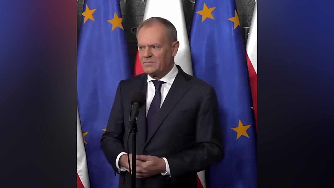 Journo pressed Polish PM Tusk to respond to his words about Trump being a Russian agent