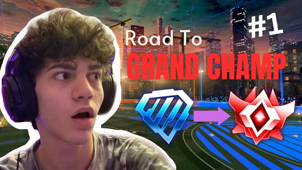 I CANT BELIEVE WE WON! Rocket League Road To GRAND CHAMP #1