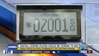 MDOT MVA to test digital license plate technology in Maryland