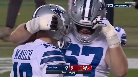 Brett Maher NAILS monster 25-yard field goal! | #DALvsSF #playoffs | 1/22/23