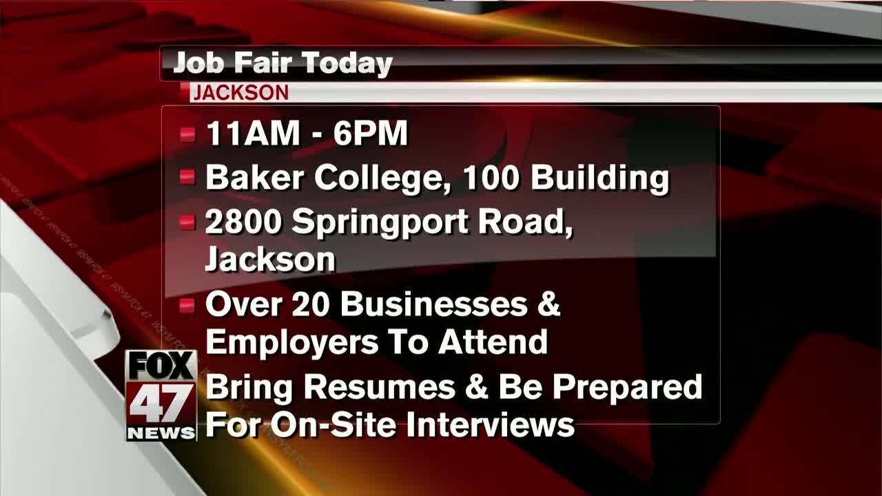 Job fair in Jackson on Tuesday