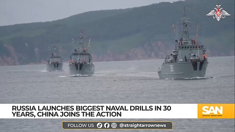 Russia And China Launch Largest Naval Drills In 30 Years