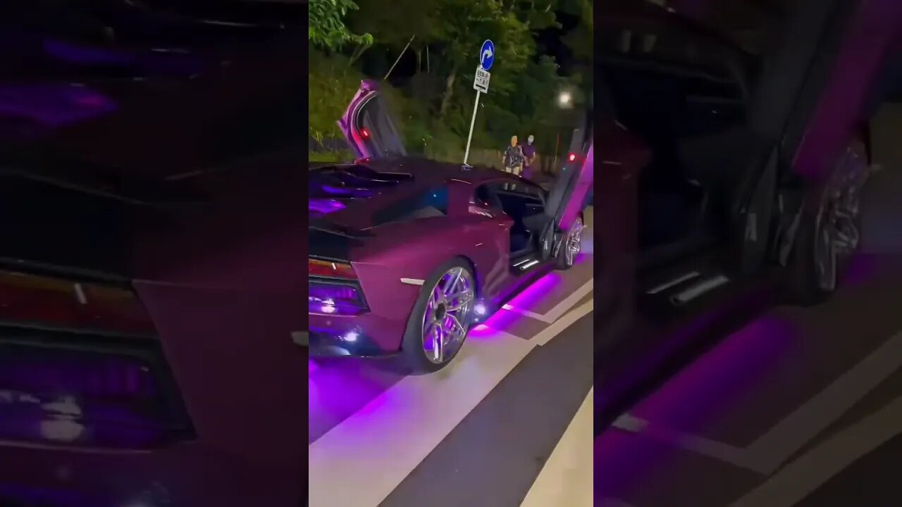 Special lighting of this lamborgini