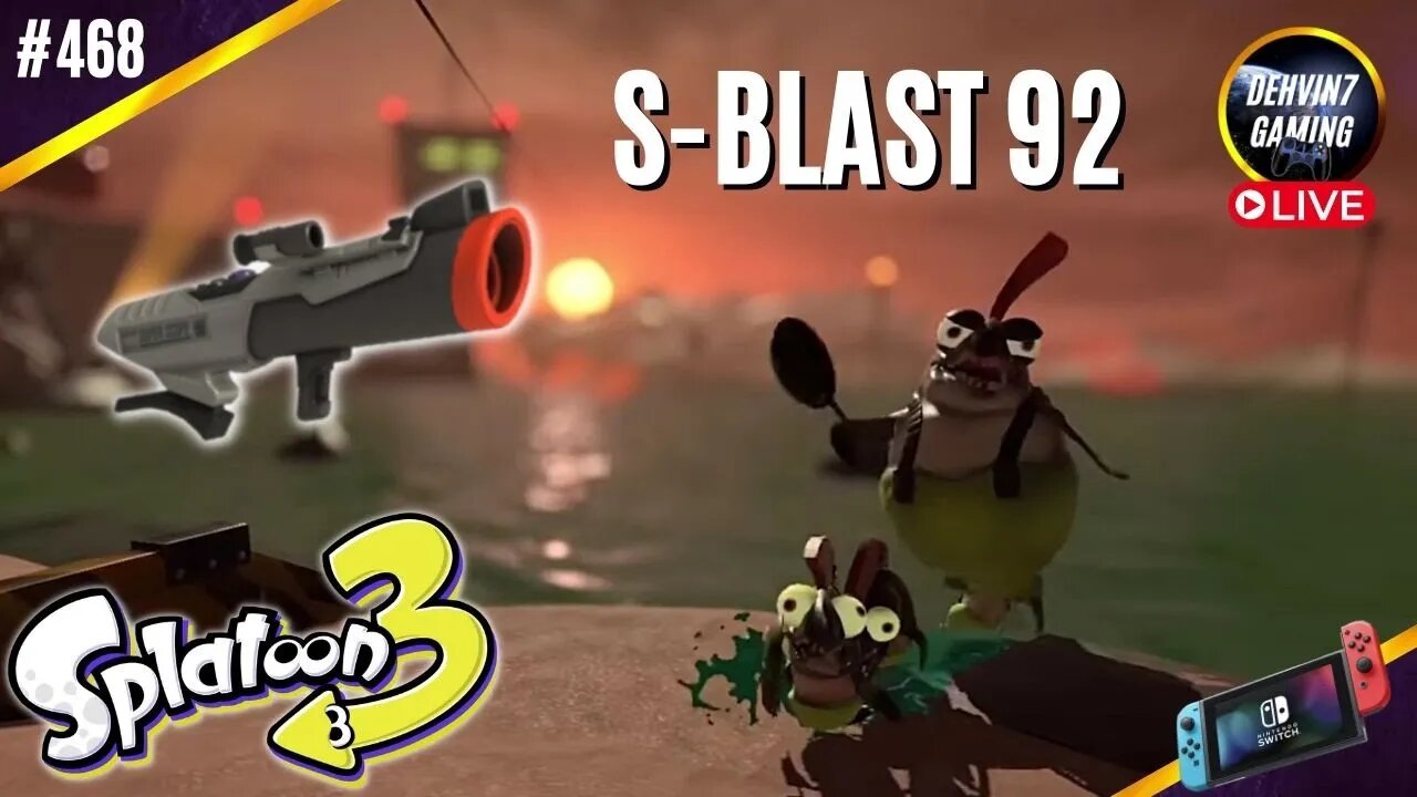 S-Blast '92 in Salmon Run Rotation and Anarchy Battles | Splatoon 3